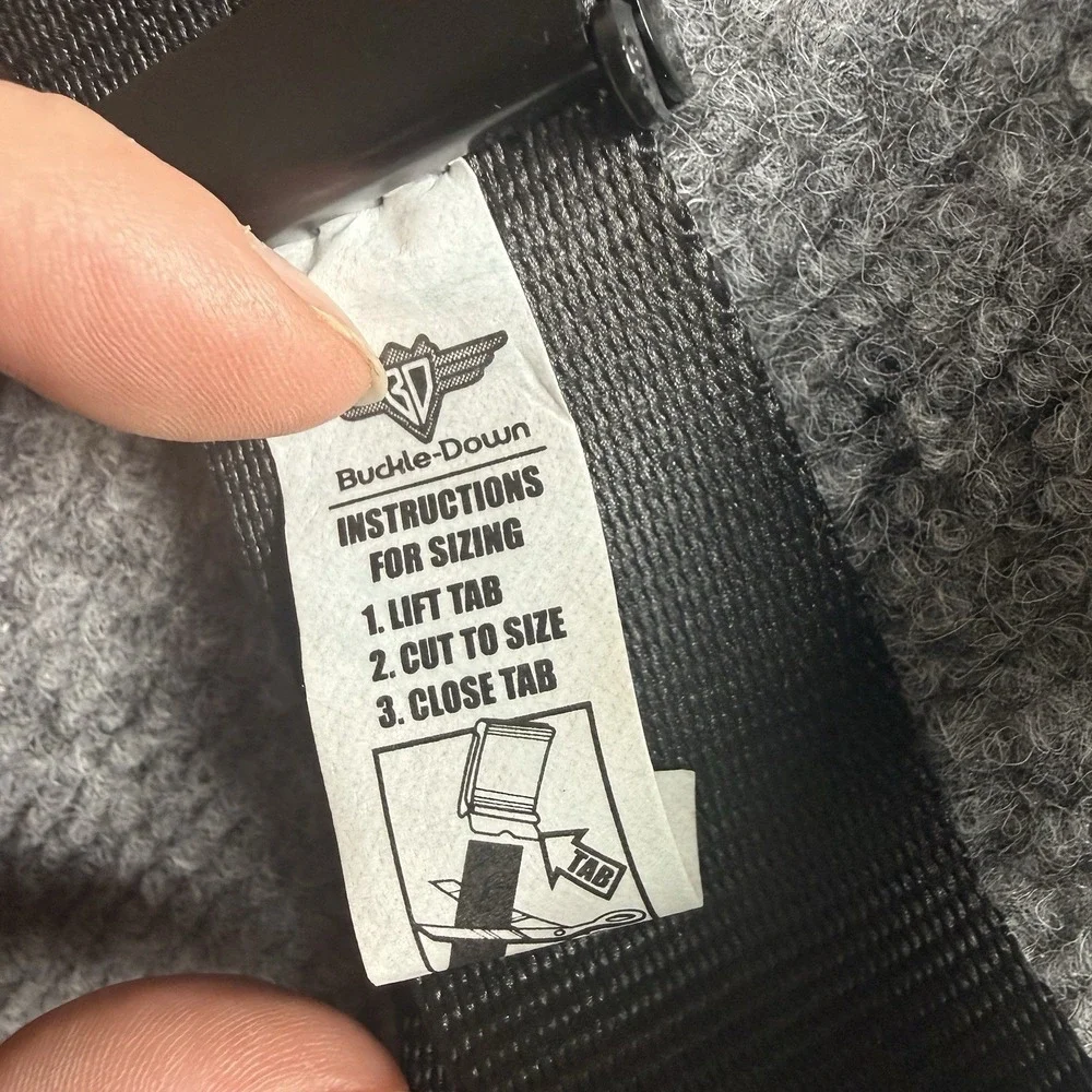 Y2K Checkerboard Graphic Webbing Belt Black White Smiley Face Skater Grunge Emo